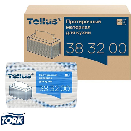 Протирочный материал нетканый Tellus, для кухни, 1 слой, 75 листов, WM4