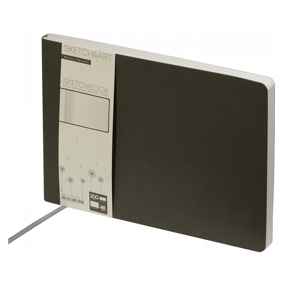 Скетчбук "Sketch&Art. Horizont", 25x17.9 см, 200 г/м2, 48 листов, серый - 2