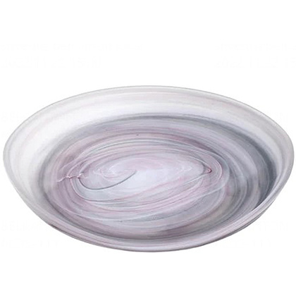Тарелка стеклянная "Casolare", 17.6 см, розовый