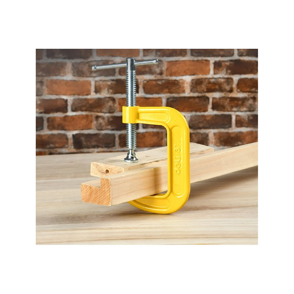 Струбцина G-образная Deli YS EDL-G203, 75 мм - 4