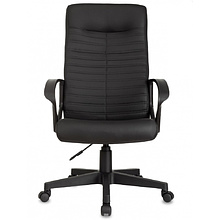 Кресло для руководителя Бюрократ "CH-480LT", экокожа, пластик, черный