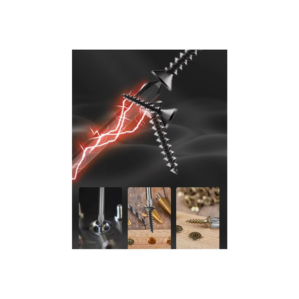 Отвертка Deli HS EHT1205, PH1х100 мм, Soft Touch, черный - 5