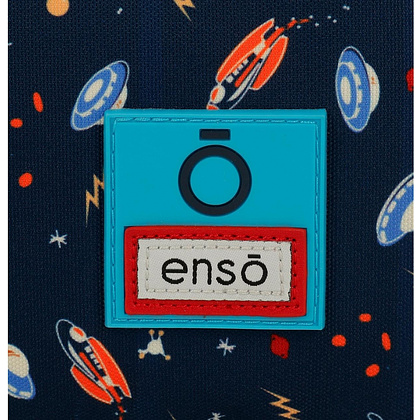 Рюкзак школьный Enso "Outer space" L, синий, черный - 7