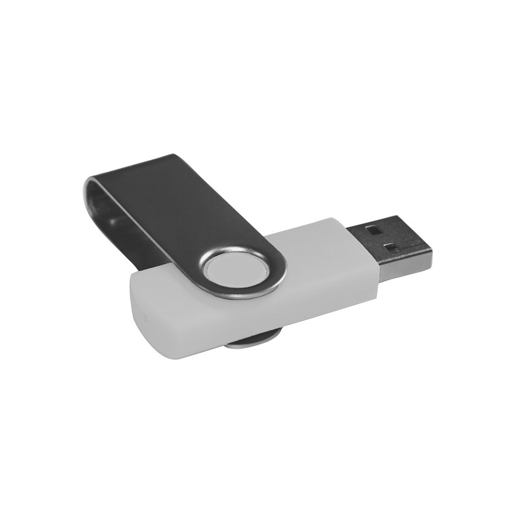 Карта памяти USB Flash 2.0 "Dot", 16 Gb, белый, серебристый - 3