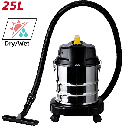 Пылесос сетевой Deli YS EDL881825, 1400 Вт, 21 кПа, 25 л, черный - 2