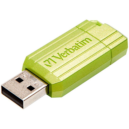 USB-накопитель "PinStripe", 16 Gb, usb 2.0, эвкалиптовый зеленый