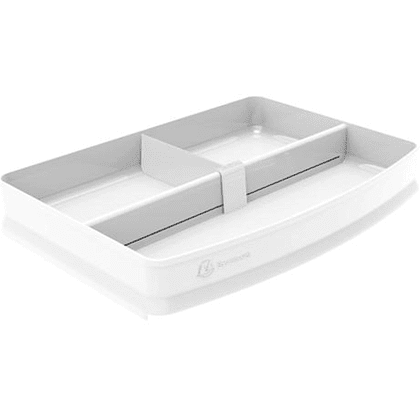 Подставка для канцелярских мелочей “Autentik”, 3 деления, белый - 2