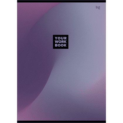 Тетрадь "Monocolor. Gradient", А4, 48 листов, клетка, скоба сбоку, ассорти - 4