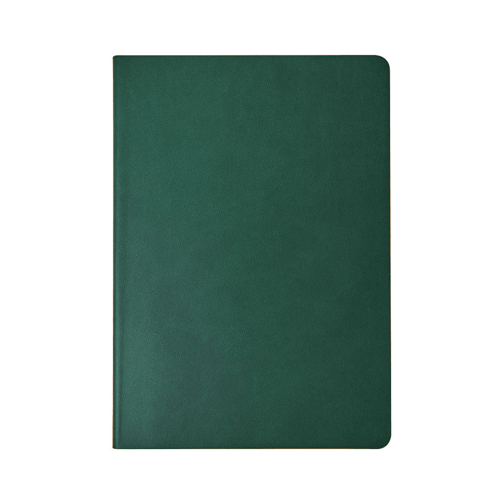 Блокнот "1818-15", А5, 80 листов, темно-зелёный