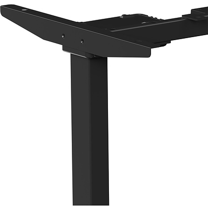 Стол с электроприводом WellDesk Prime 1300x675х18 черный/дуб термо черно-коричневый (9191461+9178193) - 7