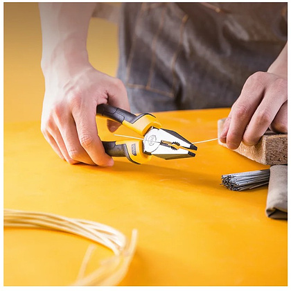 Плоскогубцы Deli YS EDL2008Z, 200 мм., желтый, черный - 4