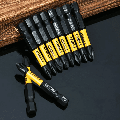 Бита Deli YS EDL251050, ударная, 10 шт., PH2 x 50 мм - 9