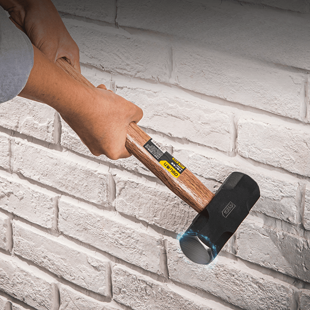 Кувалда Deli YS DL5204, 1.8 кг, деревянная рукоятка - 5