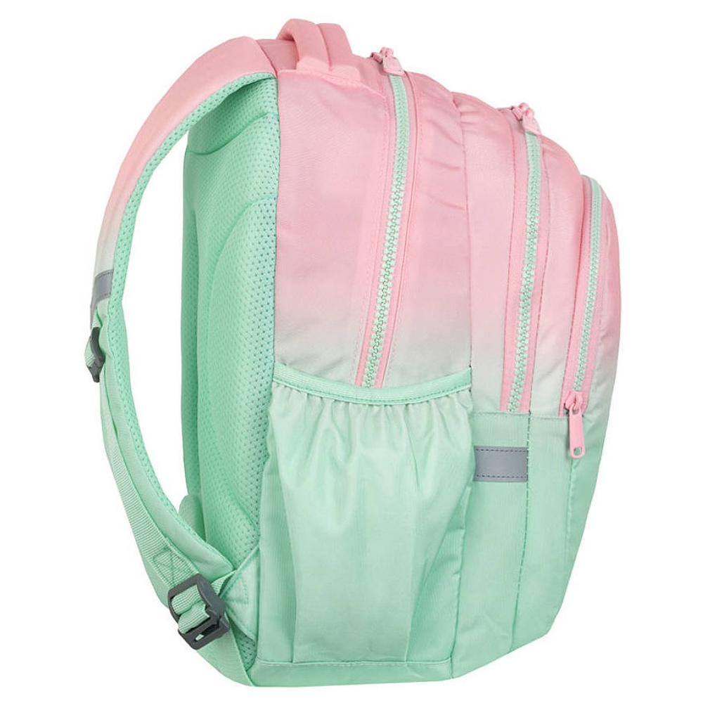 Рюкзак школьный CoolPack "Gradient strawberry", розовый, зеленый - 2