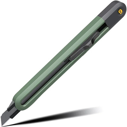 Нож для бумаги "Deli Home", 9 мм, зелёный