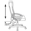 Кресло для руководителя Бюрократ "CH-480LT", экокожа, пластик, черный - 9