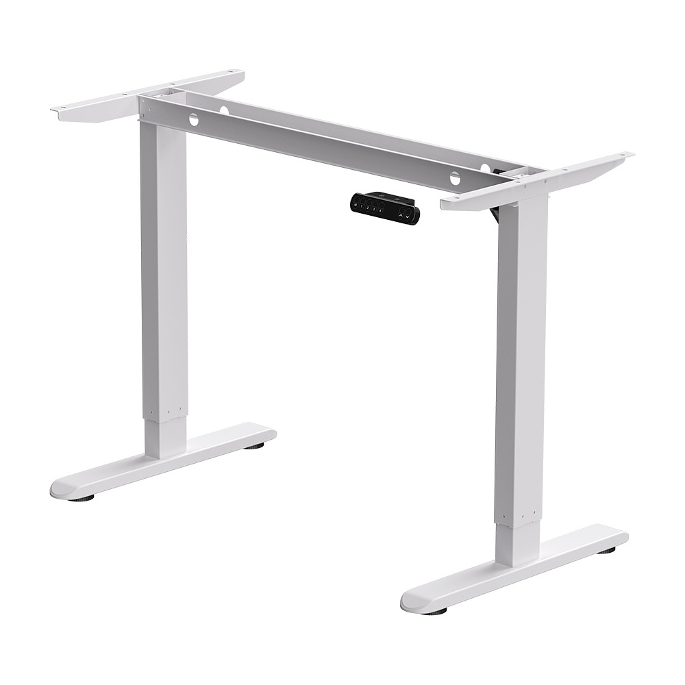 Стол с электроприводом WellDesk Basic 1200x675х18 белый/ясень шимо светлый (9191460+9197779) - 4