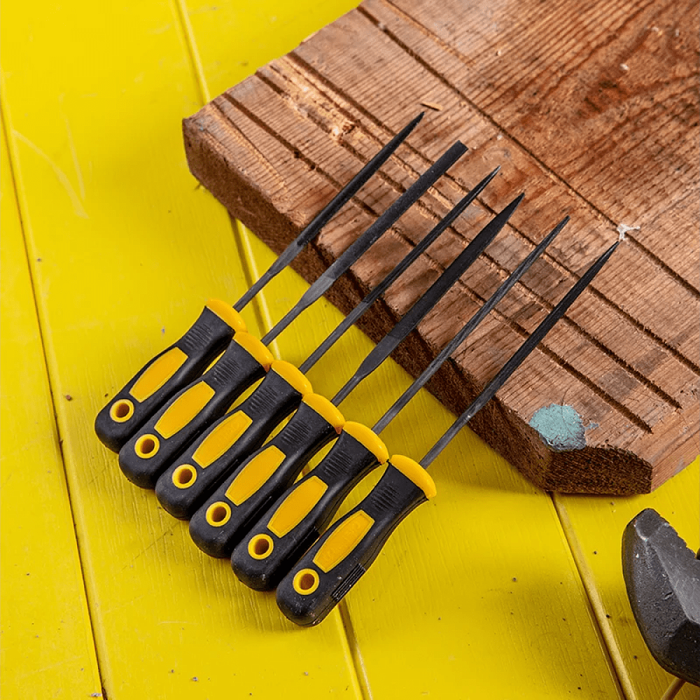 Набор надфилей Deli YS EDL2141, 160 мм, 6 шт. - 5