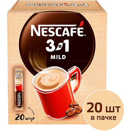 Кофейный напиток "Nescafe" 3в1 мягкий, растворимый, 16 г - 2