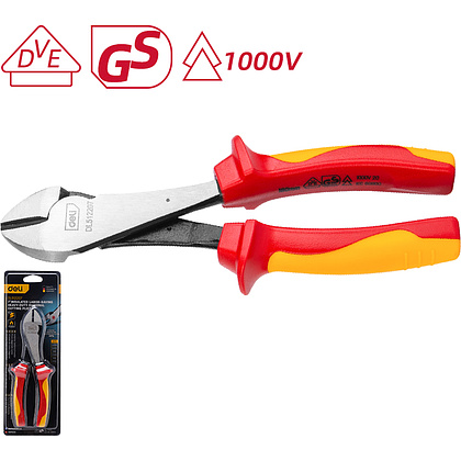 Бокорезы "Deli", 180 мм, красный, желтый - 2