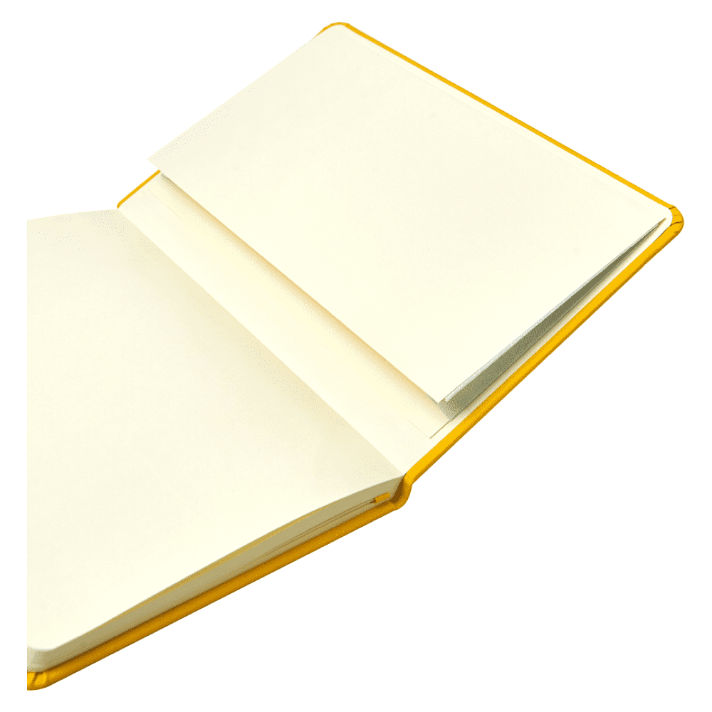 Блокнот "1818-16", А5, 96 листов, на резинке, желтый - 7