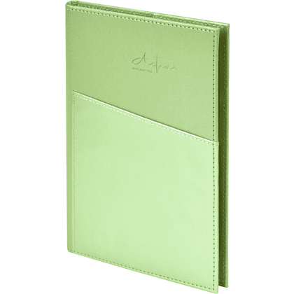 Блокнот "3223-10", А5, 80 листов, линейка, зеленый, -50% - 2