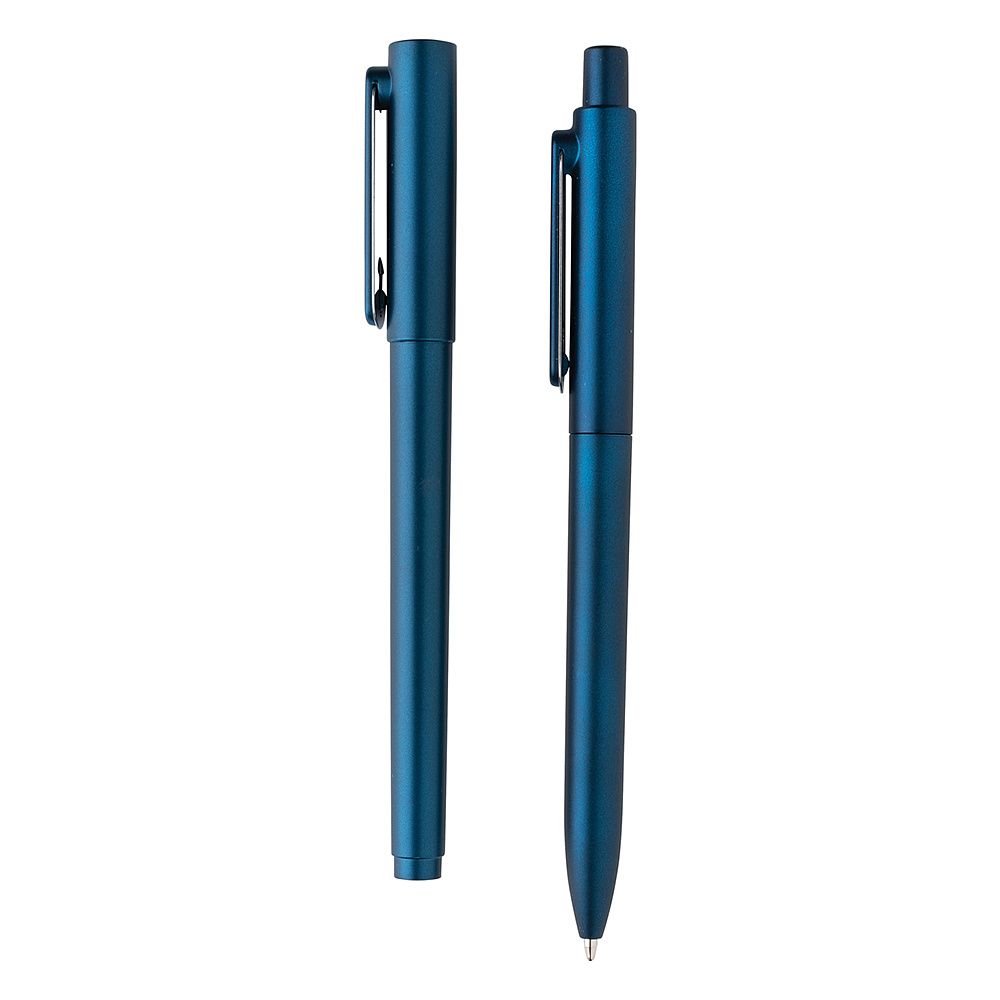 Набор ручек "X6": ручка шариковая автоматическая, ручка шариковая, синий - 3