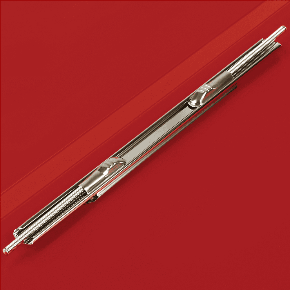 Папка-скоросшиватель А-611 "Стандарт" с карманом, пластик, красный - 2