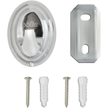 Крючок одинарный Solinne Classic 15011, хром - 6