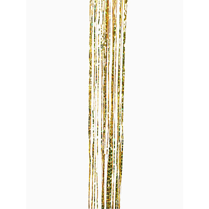 Гирлянда-дождик "Мерцание полос", 9х150 см, фольга, жёлтый - 5
