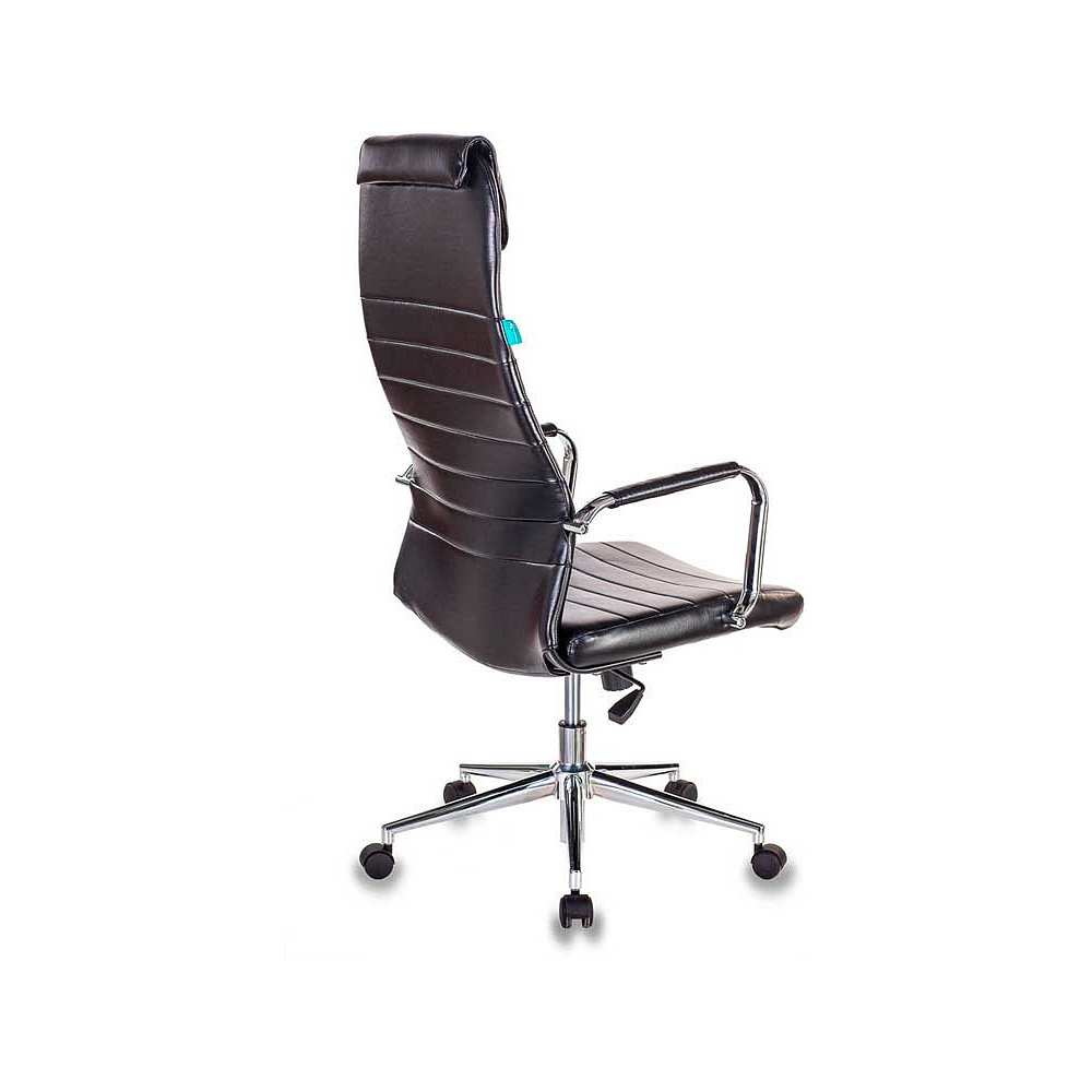 Кресло для руководителя "Бюрократ KB-9/ECO", кожзам, металл, черный - 4