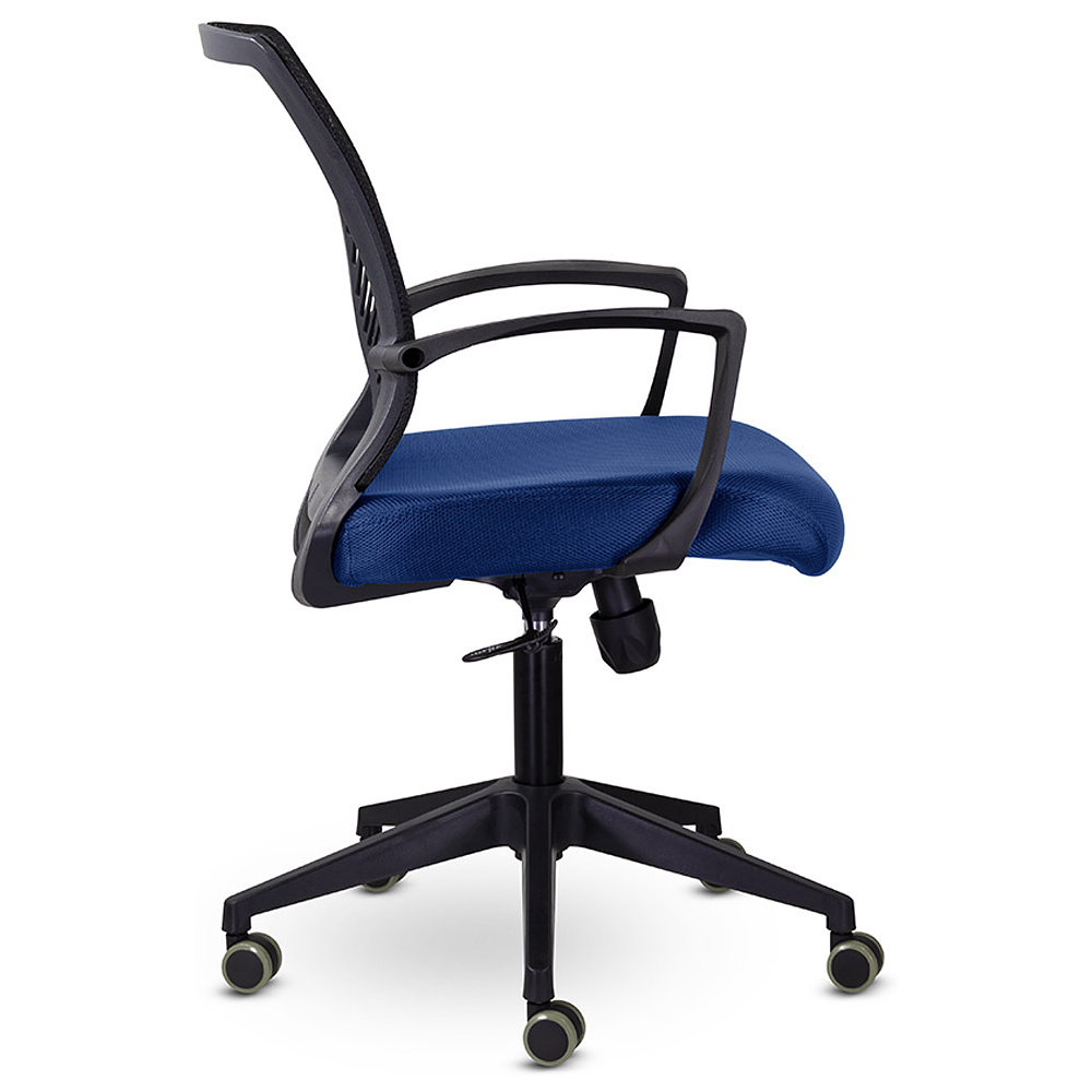 Кресло для персонала Энжел СН-800 "СР TW-01/Е53-К", ткань, сетка, пластик, темно-синий - 3