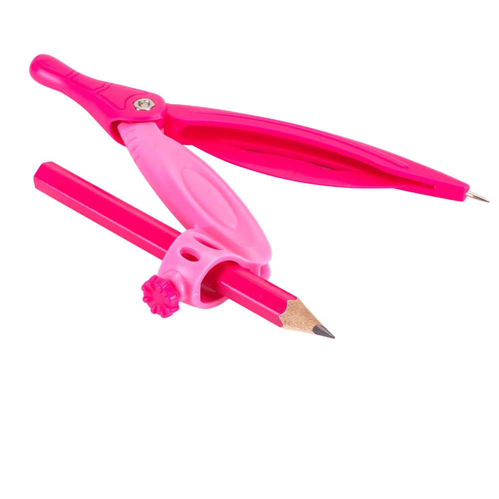 Циркуль "Deli EG20102", с карандашом, футляр, ассорти - 2