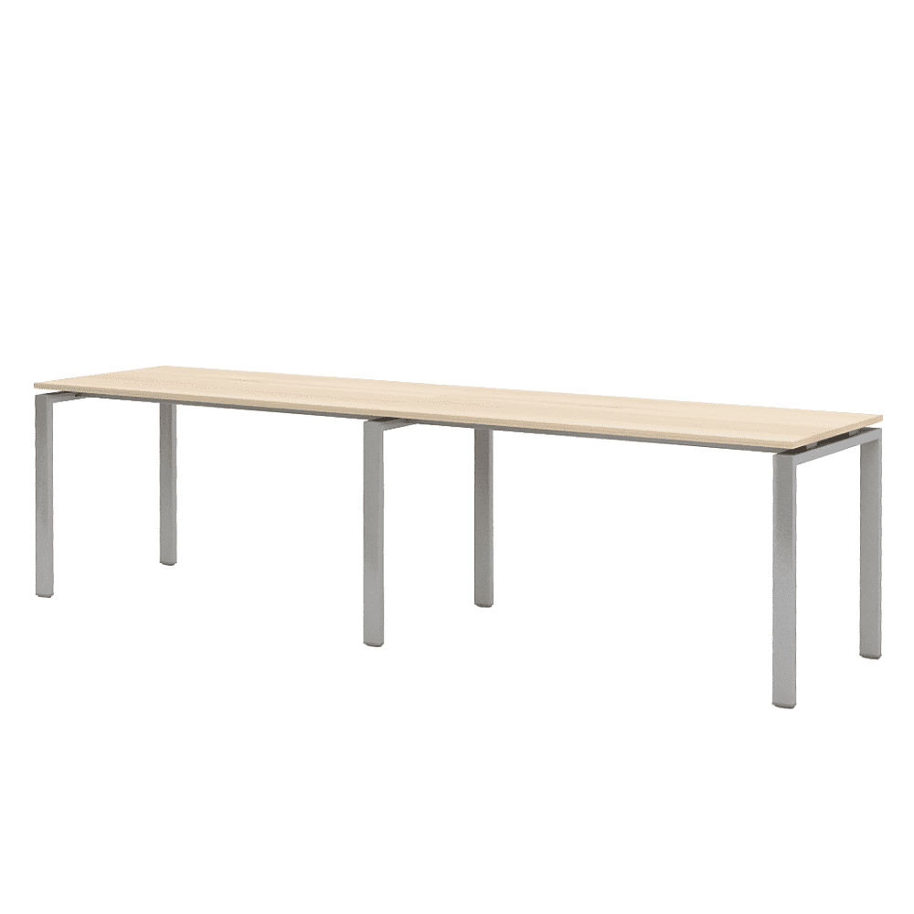 Коллекция Титан Бенч-система линейная на 2 рабочих места ТН316ТР-2х1+ТН316К-22_ПР, 3200х700х742, с пропусками для кабеля