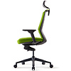 Кресло для руководителя Bestuhl "J1", сетка, ткань, пластик, зеленый  - 3