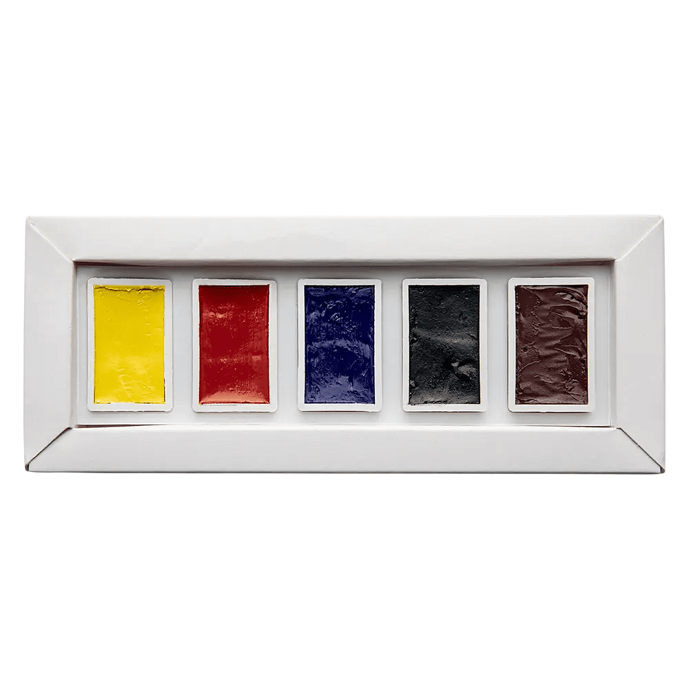 Краски акварельные "Aquarius. Starter set", 5 цветов, кюветы - 2