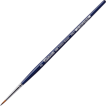 Кисть для рисования "Tintoretto Bronze", синтетика, круглая, №2