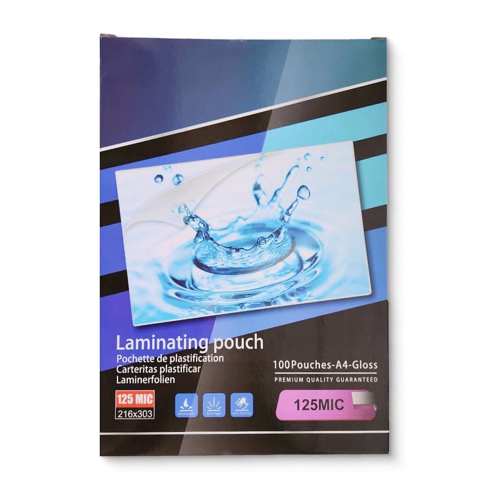 Пленка для ламинирования, А5, 125 мкм, 100 шт, глянцевая