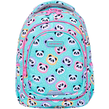Рюкзак школьный "Minty Pandas", голубой 