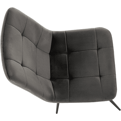 Стул Бюрократ "CH-K1_4", ткань, тёмно-серый, металл, комплект 4 штуки - 7