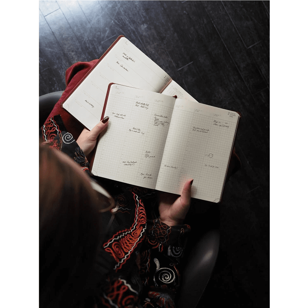 Еженедельник датированный "Rhodia", 80 листов, черный, 2026 - 2