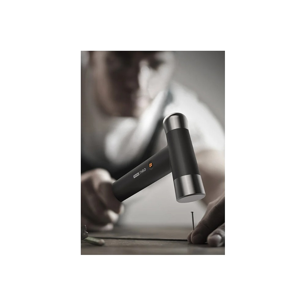 Молоток Deli HS EHT7008, 0,25 кг, Soft Touch, черный - 5