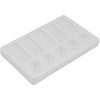 Палитра пластиковая "Сонет", прямоугольная, 10 ячеек, 19x11.5 см - 2