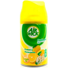 Освежитель воздуха "Air wick Fresh Matic", сменный баллон,  250 мл, лимон и женшень
