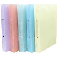 Папка на кольцах "Chromaline Pastel", 2 кольца, 40 мм, ассорти