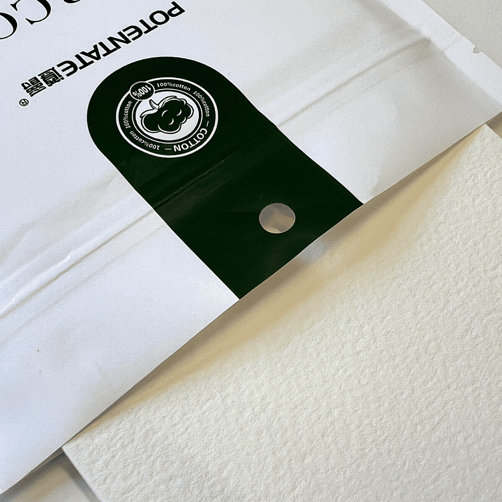 Бумага для акварели "Potentate", хлопок, холодный пресс, 19.5х27 см, 10 листов - 2