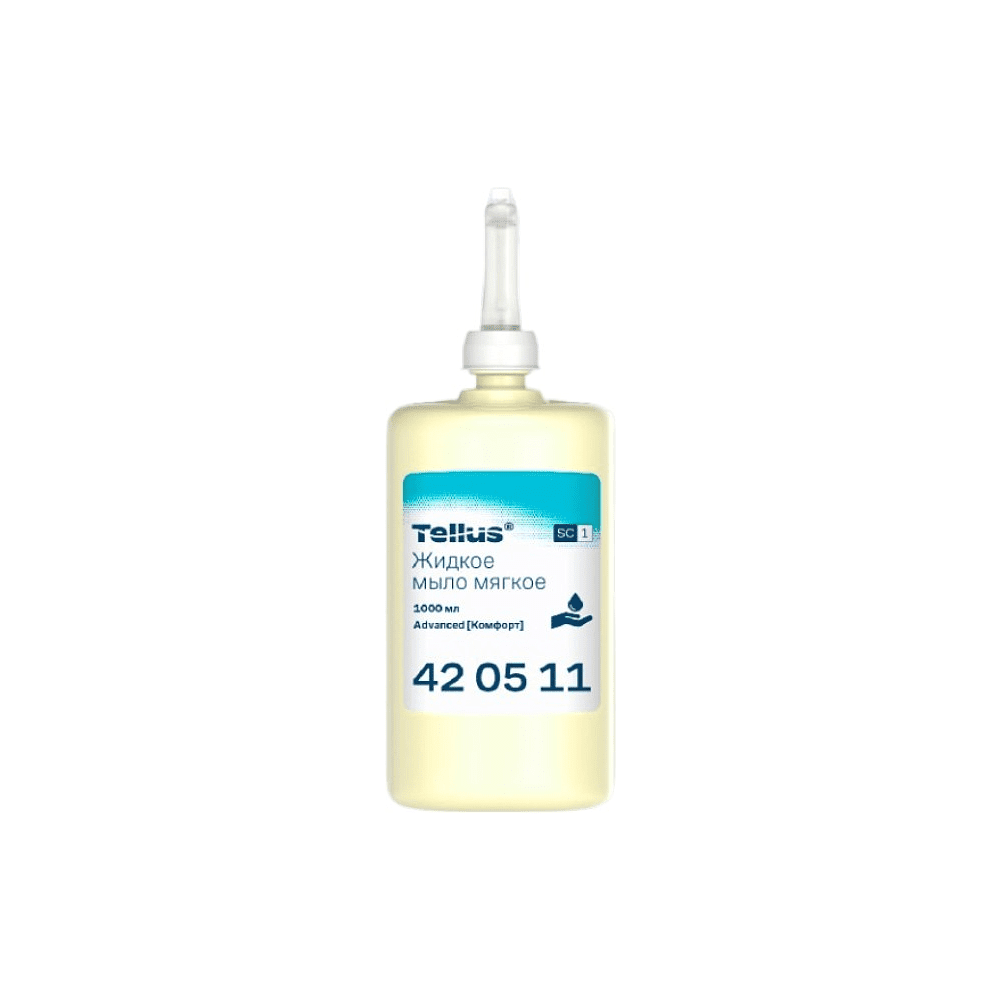 Мыло жидкое Tellus Комфорт, 1 л, мягкое, SC1