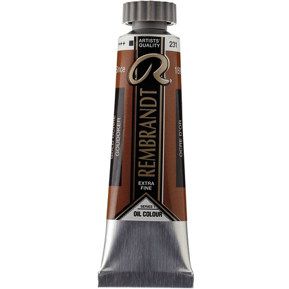 Краски масляные "Rembrandt", 231 охра золотая, 15 мл, туба
