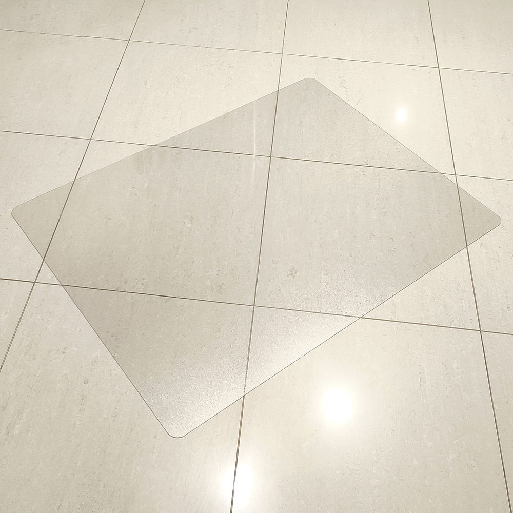 Коврик напольный защитный под кресло 1200x900x2 мм, прозрачный - 7