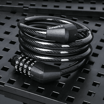 Замок тросовый велосипедный Deli YS EDL508051, 10 x 1200 мм, кодовый - 7